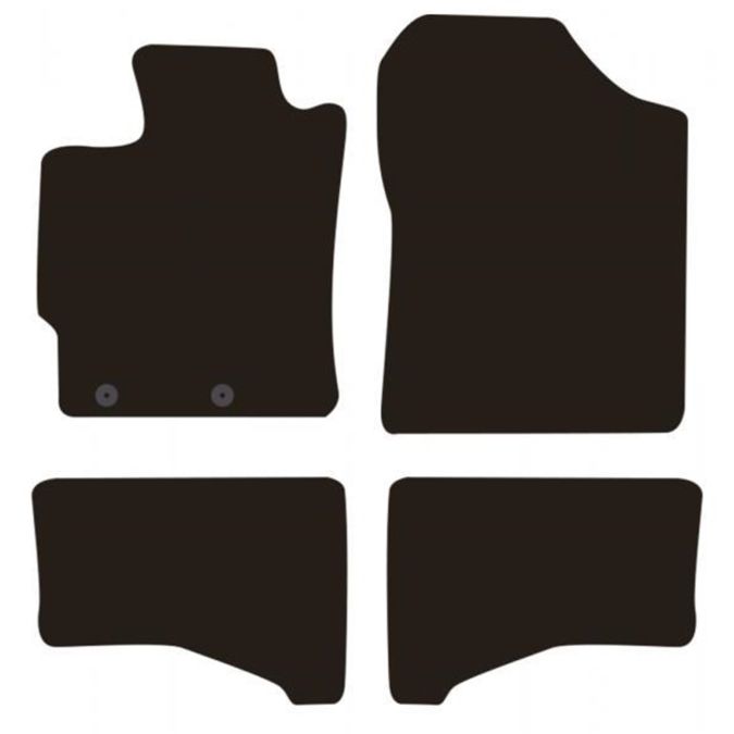 SERIE TAPPETI MOQUETTE TAILOR TOYOTA YARIS 3/5p. HYBRID 11>17, 17> 14˃22 CORA 131856